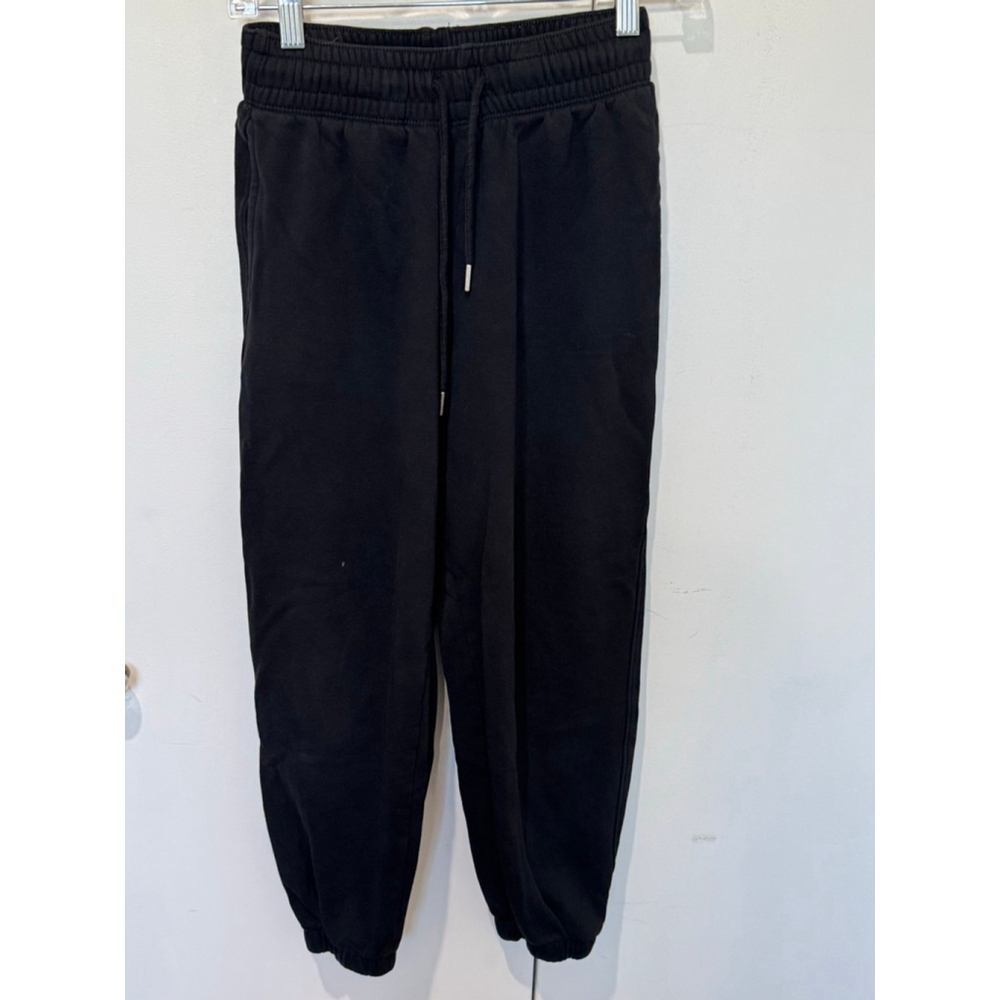 Women's H&M Black knit drawstring Joggers Size S